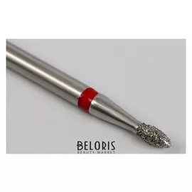 Фреза алмазная для маникюра «Олива», мелкая зернистость, 1,4 × 3 мм