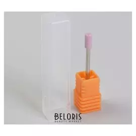 Фреза корундовая для маникюра «Цилиндр», средняя жёсткость, 3 × 6 мм