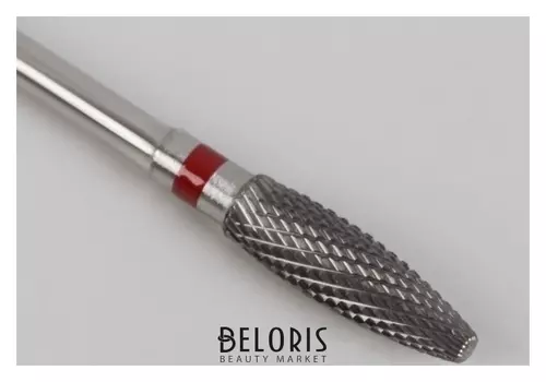 Фреза твердосплавная для маникюра «Кукуруза», мелкая нарезка, 4 × 13 мм