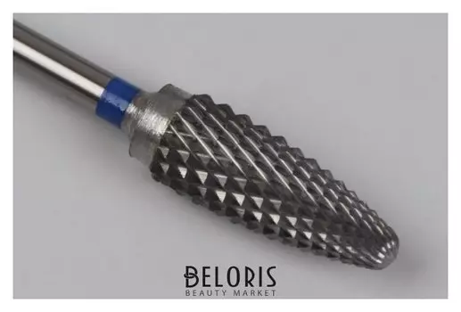 Фреза твердосплавная для маникюра «Кукуруза», средняя нарезка, 5 × 14 см