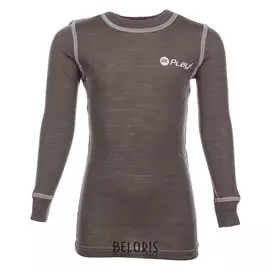 Фуфайка детская, рост 134 см, цвет серый/белый