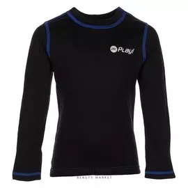 Фуфайка детская, рост 98 см, цвет чёрный/синий