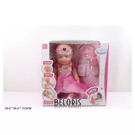 Функциональный пупс девочка с диадемой