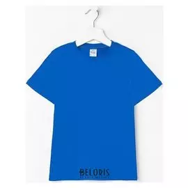 Футболка детская, цвет электрик, рост 128 см (8 лет)