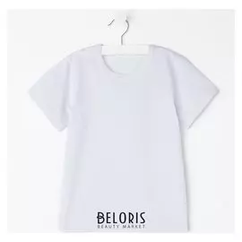 Футболка детская, цвет белый, рост 116 см