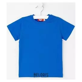 Футболка детская, цвет синий, рост 92 см