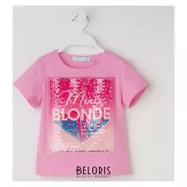 Футболка детская Kaftan "Blonde" р.30 (98-104 см), розовый