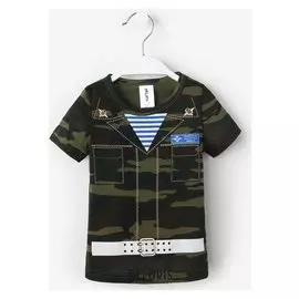 Футболка детская Kaftan "Вдв", зелёный, рост 86-92 (28)