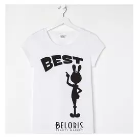 Футболка детская «Кролик» цвет белый, рост 158 (S)