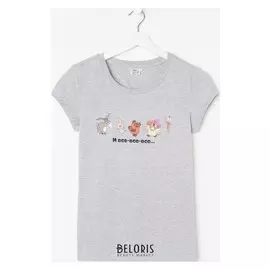 Футболка детская «Винни пух» цвет серый, рост 158 (S)