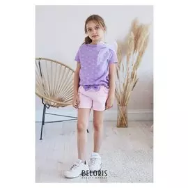 Футболка Kaftan "Ballerina" р.30 (98-104), фиолетовый