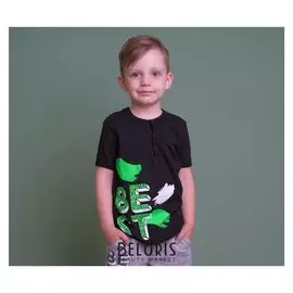 Футболка Kaftan "Street Style" р.36 (134-140), чёрный