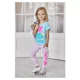 Футболка Kaftan "Super Star" р.34 (122-128), голубой