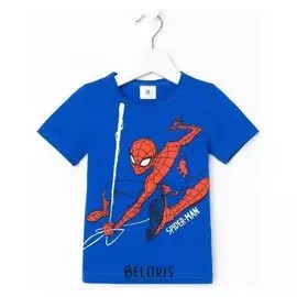 Футболка Marvel "Человек-паук", рост 98-104 (30), синий