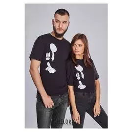 Футболка "Mickey" микки маус, р. 44, чёрный