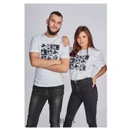 Футболка "Mickey" микки маус, р. 46, белый