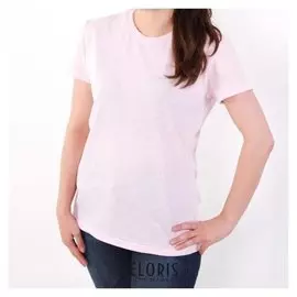 Футболка женская, цвет розовый меланж, размер 54