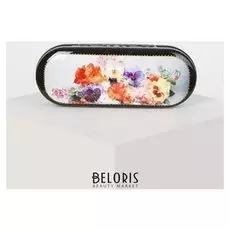 Футляр для очков, отдел на клапане, цвет чёрный