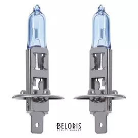 Галогенная лампа Cartage Cool Blue H1, 55 Вт +30%, 12 В, набор 2 шт