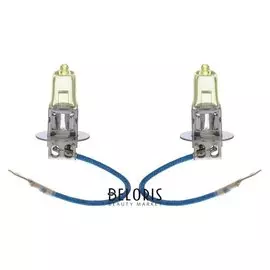 Галогенная лампа Cartage Golden Eye H3, 55 Вт +30%, 12 В, набор 2 шт