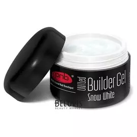 Гель белоснежный белый UV/LED Builder Gel Snow White