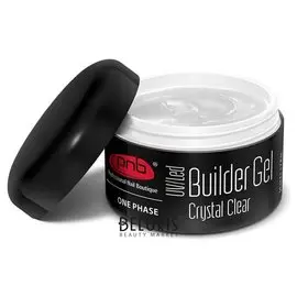 Гель для моделирование ногтей UV/LED One Phase Builder Gel Сrystal Clear (Объем 50 мл)