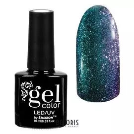 Гель-лак для ногтей трёхфазный Хамелеон для чёрной основы Gel Color Led uv