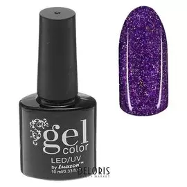 Гель-лак для ногтей трёхфазный с блёстками Gel Color Led uv
