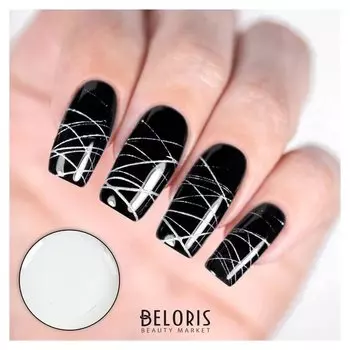 Гель-паутинка, трёхфазный, LED/UV, 8 гр, цвет белый