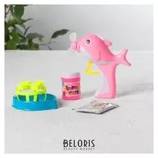 Генератор мыльных пузырей "Дельфин", 40 мл, в пакете