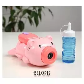 Генератор мыльных пузырей на руку "Хрюша" 10х16х8 см