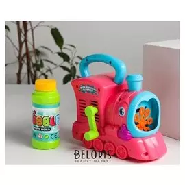 Генератор мыльных пузырей ручной, механический «Паровоз» 15х7,5х14 см