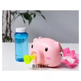 Генератор мыльных пузырей «Свинка» на батарейках 11х7,5х6 см