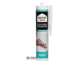 Герметик Master Klein, силиконовый, нейтральный, белый, 280 мл