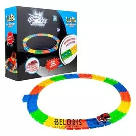 Гибкий трек Led, 52 детали, световые эффекты