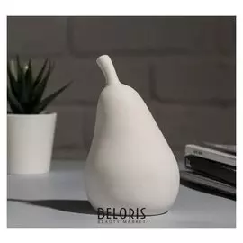 Гипсовая фигура "Груша", белая