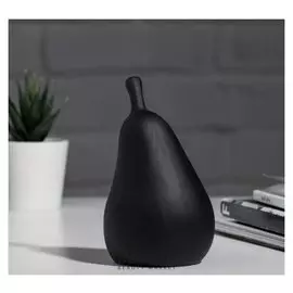 Гипсовая фигура "Груша", черная