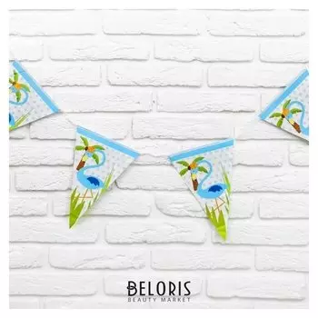 Гирлянда «Фламинго», 2,5 м, цвет голубой