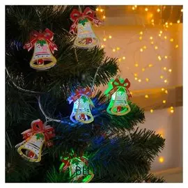 Гирлянда Нить 20 Led-лампочек, свечение мульти, 8 режимов, 220 В