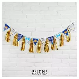 Гирлянда с тишью Little Prince, 13,5х22 см