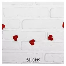 Гирлянда «Сердечки», 200 см, цвет красный