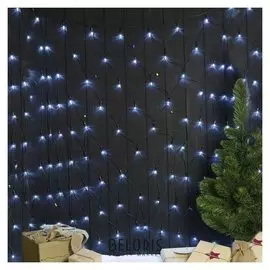 Гирлянда "Сеть" 2 х 1.5 м, Ip44, умс, тёмная нить, 192 Led, свечение белое, 220 В
