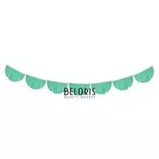 Гирлянда-тассел «Полукруг», 3 м, цвет зелёный