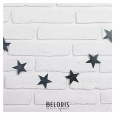 Гирлянда «Звезда», 200 см, цвет чёрный