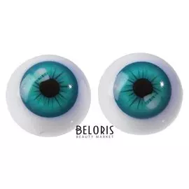 Глаза винтовые с заглушками, набор 6 шт, размер 1 шт: 2,2 см