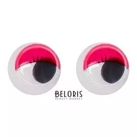 Глазки набор 100 шт, размер 1 шт: 0,8 см, цвета красный