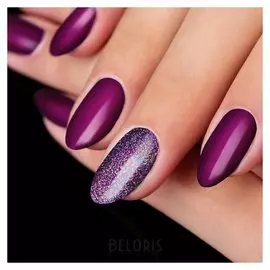 Глиттер для ногтей «Радужная россыпь», с аппликатором, цвет лиловый