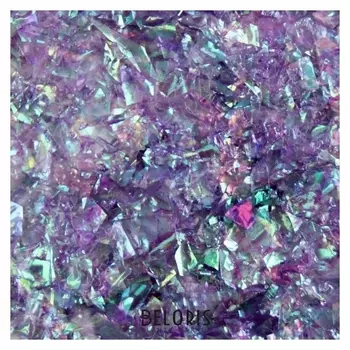Глиттер для творчества 45 гр "Слюда фиолетовая" 18х12 см