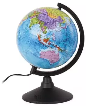 Глобус политический Globen "Классик", диаметр 210 мм, с подсветкой, к012100010