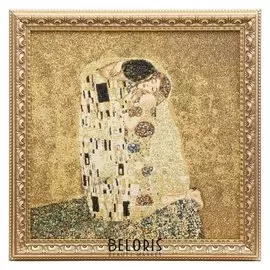 Гобеленовая картина 40х40см поцелуй